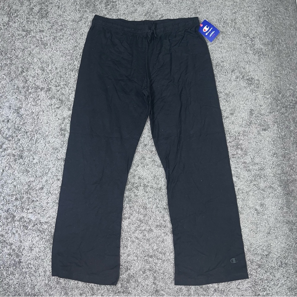 New Men’s Black Sweatpants Champion Size XL